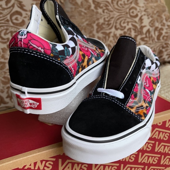 Vans Old Skool Rose/Animalchck True White/Multi WM - Picture 10 of 16